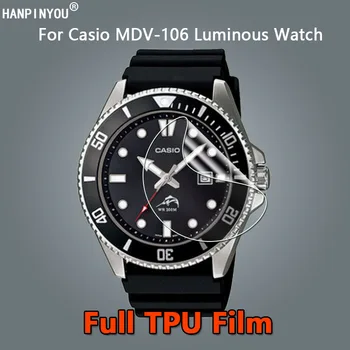 10Pcs Casio MDV-106 MDV106 világító búvárórához Ultra Clear puha TPU hidrogél film képernyővédő fólia -nem edzett üveg