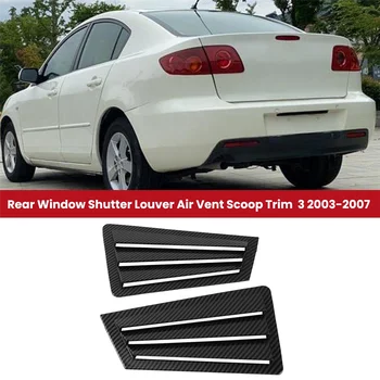 1Pair autó hátsó ablak redőny burkolat Mazda 3 2003-2007 oldalsó zsalu légtelenítő gombóc spoiler terelő A