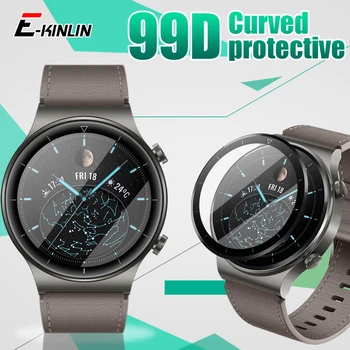 99D ívelt puha védőfólia Huawei Smart Watch GT 2 2e GT2 Pro GT2e 46mm 42mm teljes borítójú képernyővédő fólia nem üveg