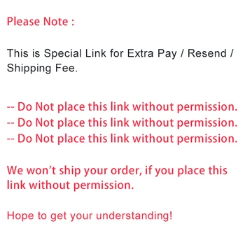 A speciális link az extra fizetéshez / újraküldéshez / szállítási díjhoz -- Ne helyezze el ezt a linket engedély nélkül