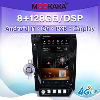 Android 11 Tesla stílusú PX6 autórádió Toyota Tundra 2007-2013 Auto Audio GPS navigáció sztereó rekóder fejegység DSP Carplay