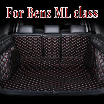 Autó csomagtartó szőnyeg Benz ML W164 osztályhoz 2008 2009 2010 2011 teherszállító szőnyeg belső kiegészítők borítója