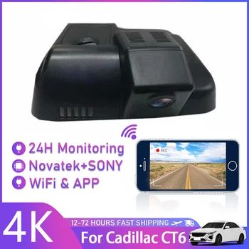 Autós DVR Wifi videofelvevő Dash Cam kamera vezérlő telefon APP UHD 4K Cadillac CT6 alacsony konfigurációhoz 2015 2016 2017 2018 2019