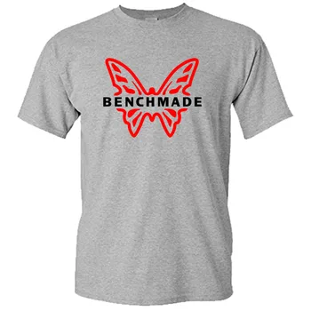 Benchmade Company logó Férfi szürke póló S-3XL hosszú ujjú