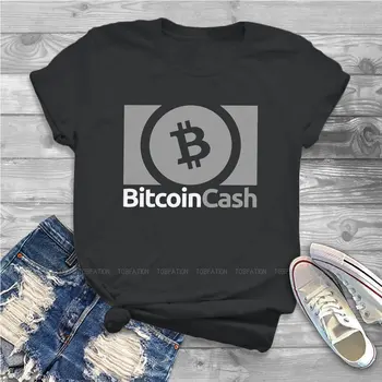 Bitcoin Cash Női ruházat Kriptovaluta Grafikai nyomtatás Női pólók Vintage Grunge Laza felsők Póló lányok Utcai ruházat