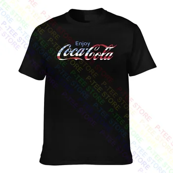 Coke Cola Amerikai zászló Heather póló Póló Menő Divatos Haradzsuku utcai viselet
