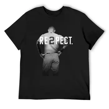 Derek Jeter RESPECT póló hippi pólók rövid ujjú egyedi póló dropshipping nyári klassz túlméretezett pólók