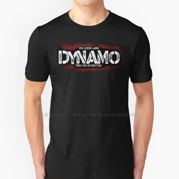 Dynamo Loyal To The Death póló 100% pamut Dynamo Berlin Soccer Sport Ingyenes Ultras Hooligan Football Fan Football Club