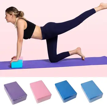 Edzőtermi jóga blokkok EVA hab tégla edzés Gyakorlat fitnesz eszköz Pilates jóga Bolster párna párna nyújtó alakformáló blokkok