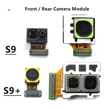  Eredeti hátsó hátsó kamera modul elülső kamera cseréje Samsung Galaxy S9 G960F G960FD G960U G960 Plus G965F G9650 készülékhez