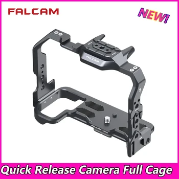 FALCAM F22 F38 gyorskioldó kamera teljes ketrec hideg cipőtartóval 1/4 menetes furat Nikon Z6 Z7 Z6II készülékhez. Z7II. Z5 kamera 2636