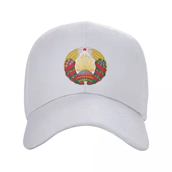 Fehéroroszország klasszikus nemzeti emblémája Kamionos kalap férfiaknak nőknek Egyedi állítható Unisex baseball sapka Hip Hop