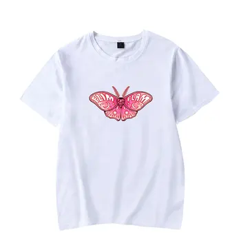 Flamingó pólók Flim Flam Butterfly logó Merch Print Póló Unisex Divat Vicces alkalmi rövid ujjú