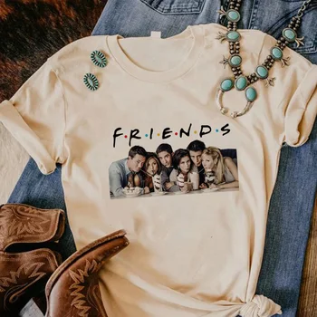 Friends Chandler pólók női grafikus haradzsuku Japán pólók női japán y2k ruhák