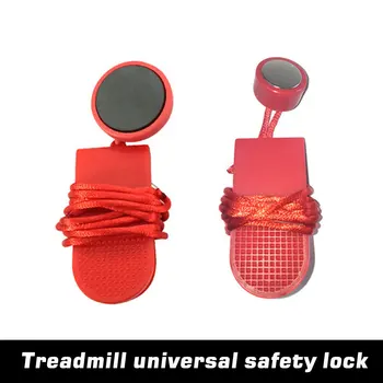Futópad biztonsági kulcs Piros futópad biztonsági zár Univerzális biztonsági kapcsoló zár Futópad mágnes Biztonsági kulcs zár Fitnesz felszerelés