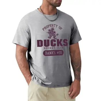 férfi nyár fiúknak Ducks Hockey 2 túlméretezett póló grafikus pólók Pólók férfiaknak pamut új férfi pamut póló