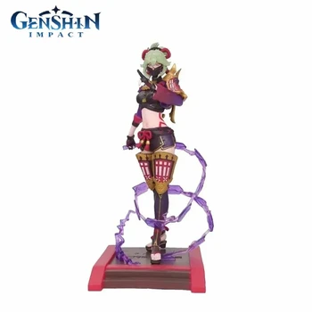 Genshin Impact Game Anime figura 23cm Kuki Shinobu akciófigura PVC szobor gyűjthető modell gyerekjátékok születésnapi ajándékok
