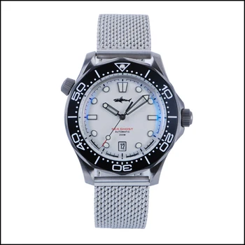 Heimdallr Titanium Watch Sea Ghost V2 NTTD NH35 Mozgás dátuma C3 Lume Sapphire Crystal 20Bar automata mechanikus búváróra férfiak