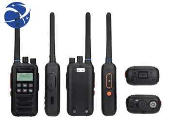 hydX-D510 kereskedelmi vezeték nélküli nagy hatótávolságú hordozható walkie-talkie kétsávos kétirányú rádió fejhallgatóval és mikrofonnal