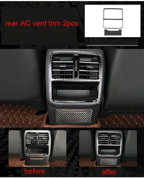  hátsó AC szellőzőnyílás a Volkswagen Magotan szénszálas 2019 2db autó belső cc