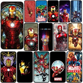 Iron Man Marvel Iron man tok tok Huawei Y7A Y6P Y5P Y6 Y7 Y9 Prime 2018 2019 Y8P Y9A Y8S P Smart Funda puha ház