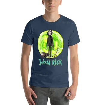 John Rick DMN Oversize póló Kiváló minőségű nyári férfi ruhák Rövid ujjú Streetwear Plus size felsők póló