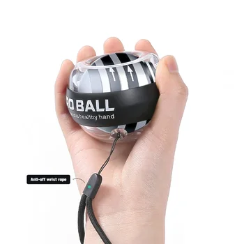Led világítás giroszkópos erőgömbök kar kéz izomerő edző automatikus indítási tartomány teljesítmény csukló giroszkóp labda számlálóval