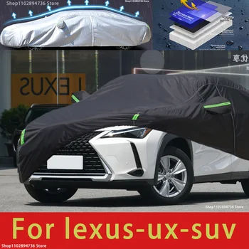 Lexus UX fithez Kültéri védelem Teljes autótakarók Hótakaró Napernyő Vízálló Porálló Külső fekete autóhuzat