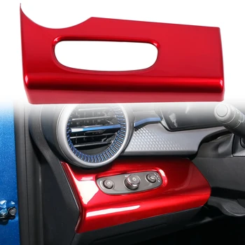 LHD Fit for Chevrolet Trax 2022 2023 Autós kiegészítők ABS piros belső fényszóró beállító burkolat burkolat 1db