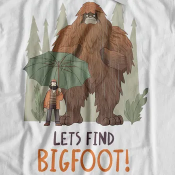 Megtaláljuk a Bigfoot póló Sasquatch s felfedezőknek