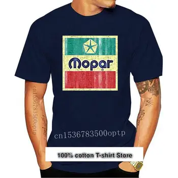 Mopar Viii-Camiseta estampada de algodón, camiseta de manga corta y larga, talla grande, nueva