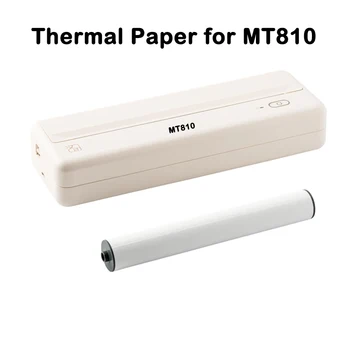 MT810 A4 papír Eredeti hőpapír MT810 nyomtatóhoz 210 mm vagy 110 mm széles fehér papír HPRT A4 nyomtatóhoz MT810