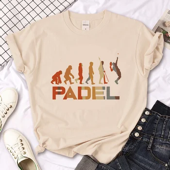 Padel top női streetwear póló női grafikus haradzsuku képregény ruházat