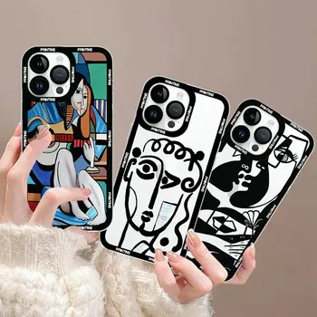 Picasso absztrakt művészeti festészeti telefontok Xiaomi POCO M4 M3 X5 X4 X3 GT NFC F3 Pro 11 11T Lite 5GNE 5G átlátszó puha tok Cqoue