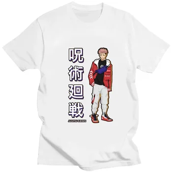 Póló Jujutsu Kaisen Gojo Satoru Yuji Itadori Print Anime Men Women Summer Cool Unisex Short Sleeve Shirt Male Streetwear Tops