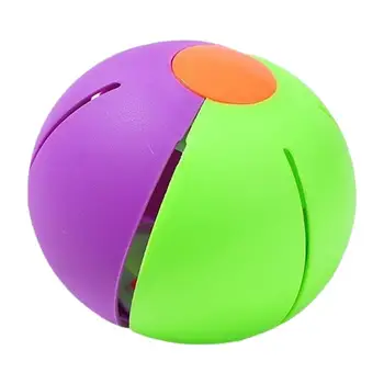 Repülő labda játék lapos színes fényekkel Kreatív játékok Rugalmas lépés a labdára Repülő labda Pattogó gyermekjátékok