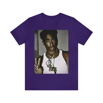 Tupac Shakur Young King Peace Uniszex mez rövid ujjú póló