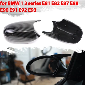 Visszapillantó Oldalsó visszapillantó tükörfedél Szénszálas mintázatú fekete A BMW 1 3-as sorozat helyettesítése E90 E91 E92 E93 E81 E87 E82 E88