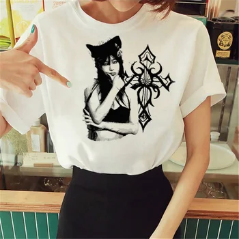 Y2k Tops póló női Japán grafika haradzsuku felső női grafika ruhák