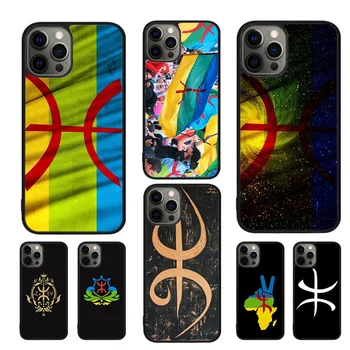 Észak-Afrika Berber zászlós mobiltelefon-tokok Fedél iPhone 15-höz 14 12 13 mini 11 Pro MAX XR XS alma 6 7 8 Plus SE2020 Coque