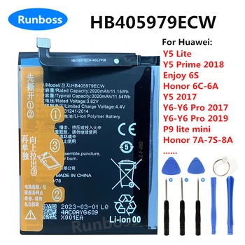 Új eredeti HB405979ECW akkumulátor a Huawei Y5 Lite Y5 Prime 2018-hoz Élvezze a 6S Honor 6C 6A 7A 7S 8A Y5 Y6 Pro 2017 2019 P9 Lite Mini