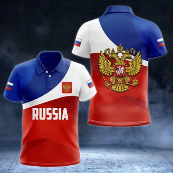 Új Oroszország zászló póló 3D nyomtatás Casual Harajuku Férfi/Női Top nyári alkalmi vicces póló rövid ujjú
