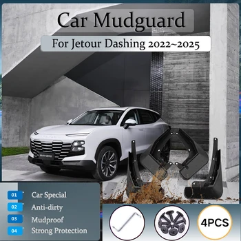 Autó sárfogó Chery Jetour számára Dasheng GreatSaint 2022~2025 Fröccsenésgátló sárvédő sárvédő fáklya ajtóvédő tartozékok